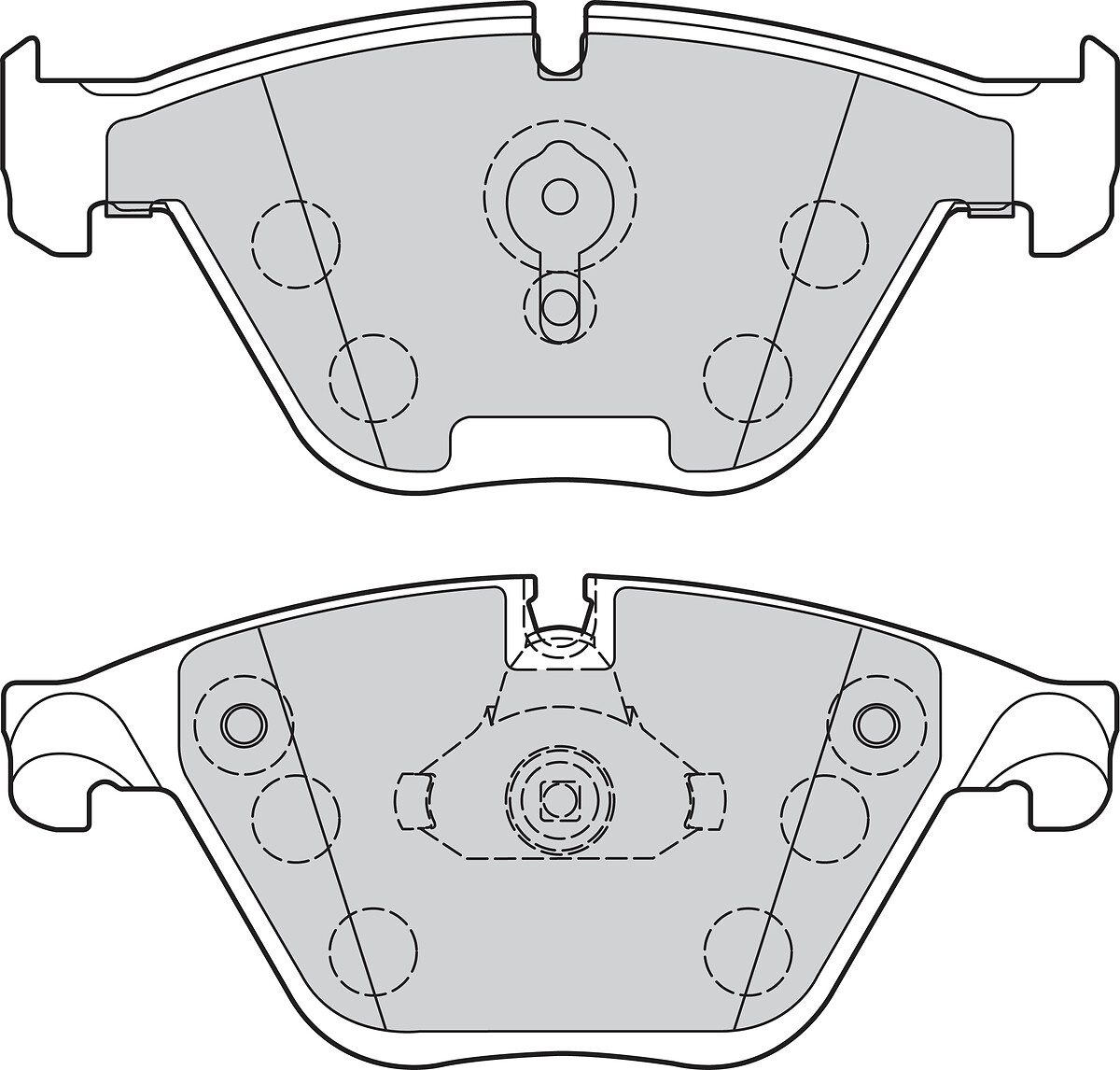 BRAKE PADS FIRST BMW 5 SERIE 09.11 06.13